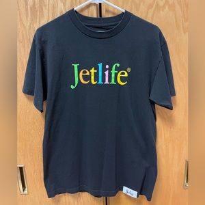 Jetlife Black T shirt. Medium